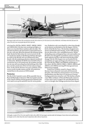 Valiant Wings Publishing VWPAA-01 AA-01 Second Edition! The Heinkel He-219 'Uhu'