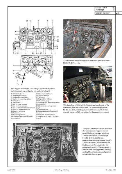 Valiant Wings Publishing VWPAA-01 AA-01 Second Edition! The Heinkel He-219 'Uhu'