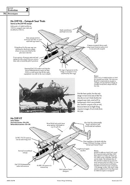Valiant Wings Publishing VWPAA-01 AA-01 Second Edition! The Heinkel He-219 'Uhu'