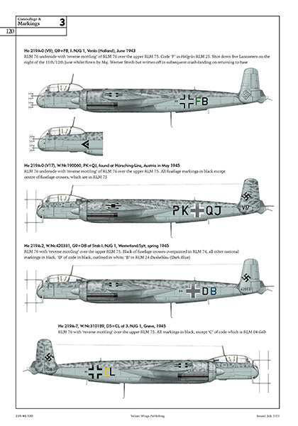 Valiant Wings Publishing VWPAA-01 AA-01 Second Edition! The Heinkel He-219 'Uhu'