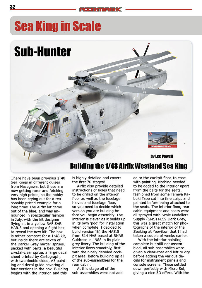 Airmark AA07 Westland Sea King Airmark Airguides In Profile and in Scale