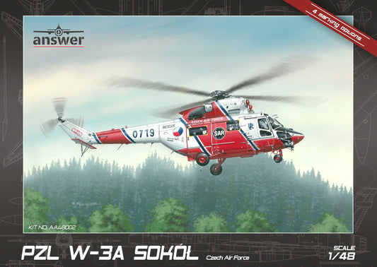 Answer PZL W-3A Sokol Czech Air Force Multi-Part Model Kit 1:48