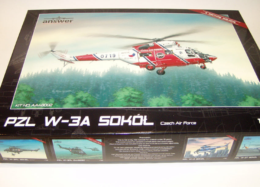Answer PZL W-3A Sokol Czech Air Force Multi-Part Model Kit 1:48