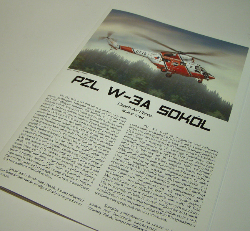 Answer PZL W-3A Sokol Czech Air Force Multi-Part Model Kit 1:48