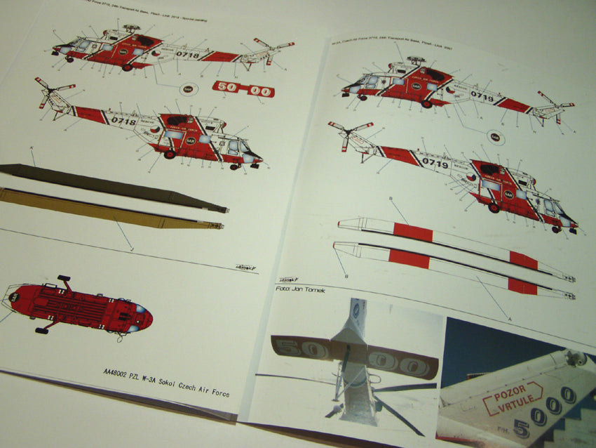 Answer PZL W-3A Sokol Czech Air Force Multi-Part Model Kit 1:48