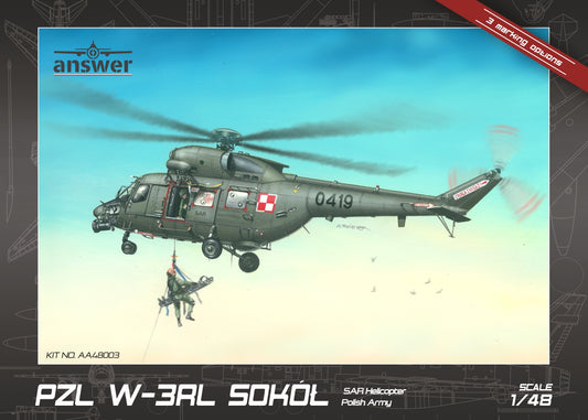 Answer AA48003 1:48 PZL W-3RL Sokol