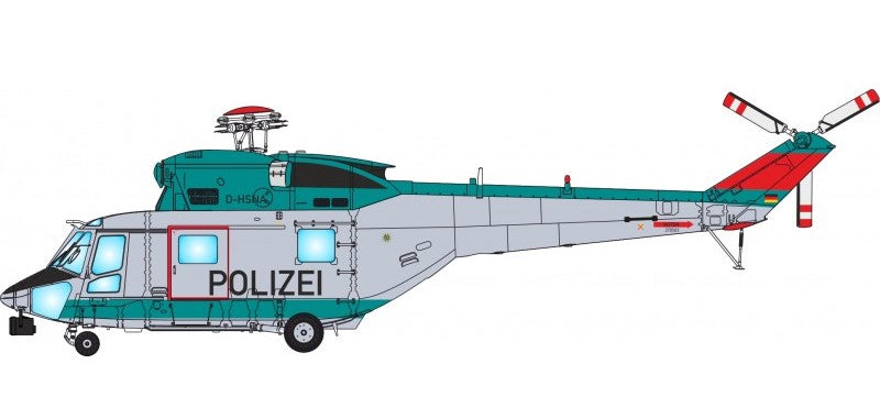 Answer PZL W-3T Sokol German Police Multi-Part Model Kit 1:48