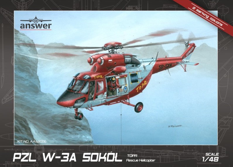 Answer PZL W-3A Sokol TOPR Multi-Part Model Kit 1:48
