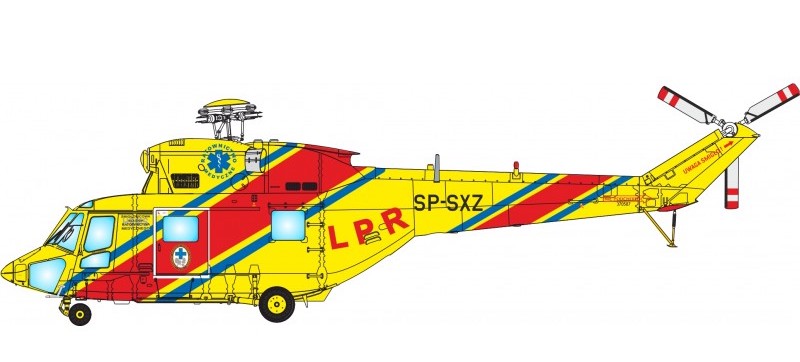Answer PZL W-3A Sokol TOPR Multi-Part Model Kit 1:48