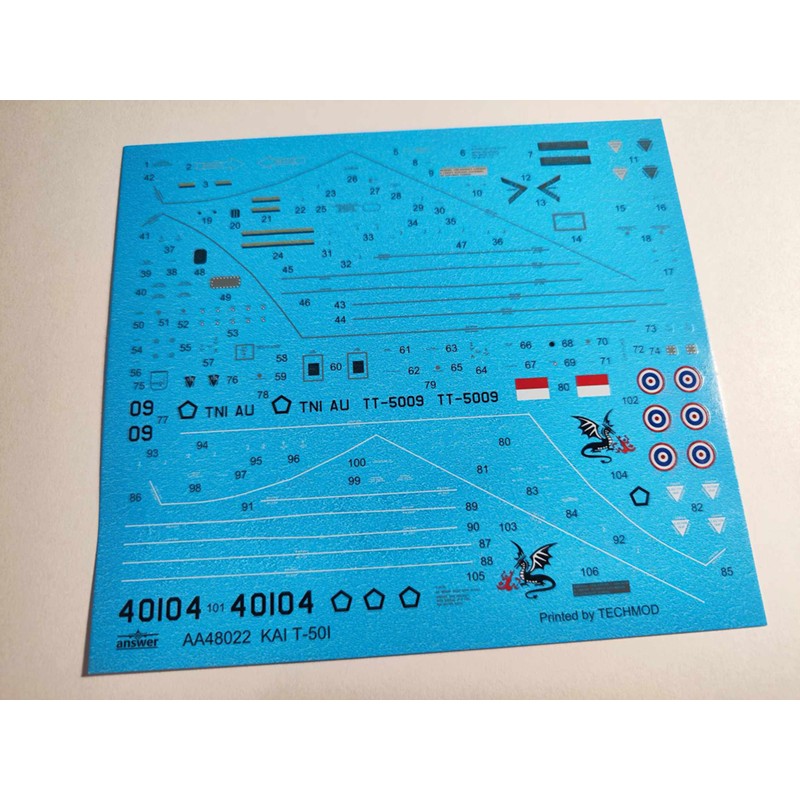 Answer AA48022 1:48 KAI TA-50I Indonesian and Thai Air Force,