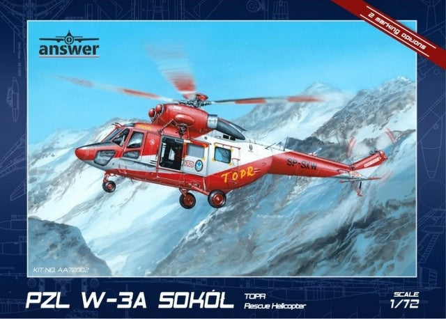 Answer AA72002 1:72 PZL W-3A Sokol TOPR Rescue Helicopter