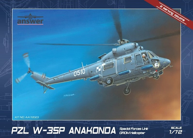 Answer AA72023 1:72 PZL W-3SP Anakonda Special Unit Grom