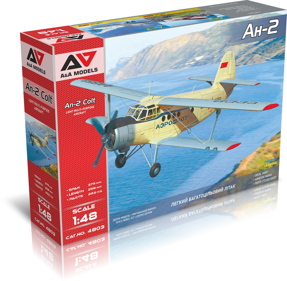 A & A Models Antonov An-2 Colt with Injection Engine & PE 1:48