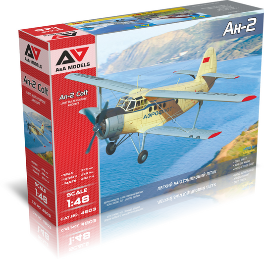 A & A Models Antonov An-2 Colt with Injection Engine & PE 1:48