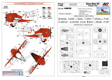 A & A Models AAM4805 1:48 Gee Bee R2