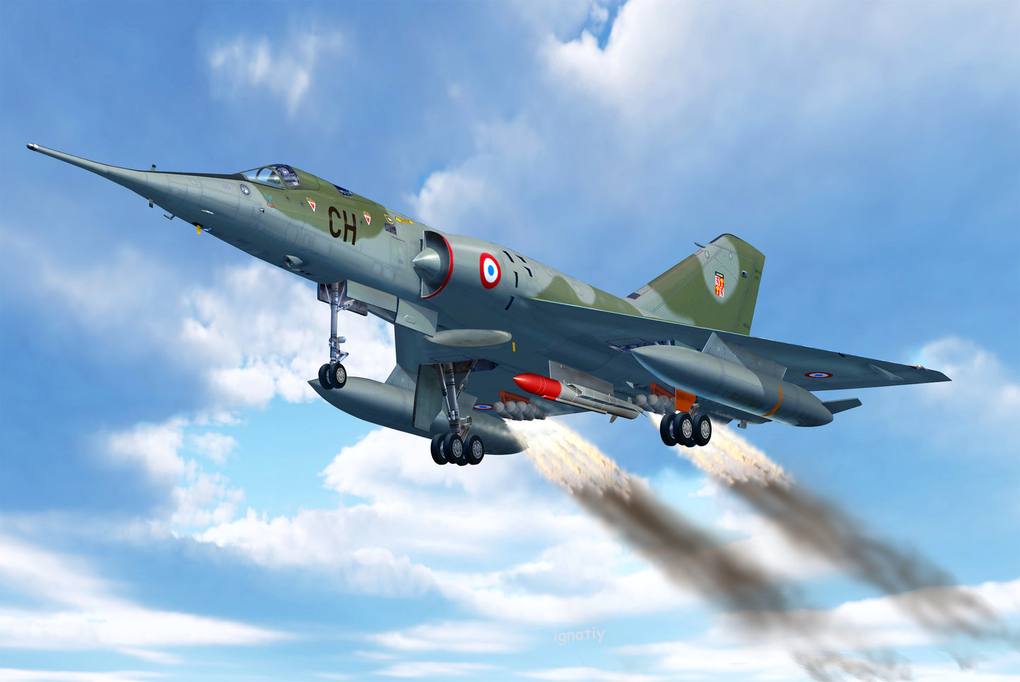 A & A Models AAM7221 1:72 Dassault_Mirage IVP with ASMP missile