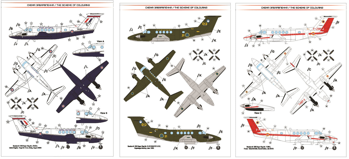 A & A Models Beechcraft 200 Super King Air with PE & Decals 1:72
