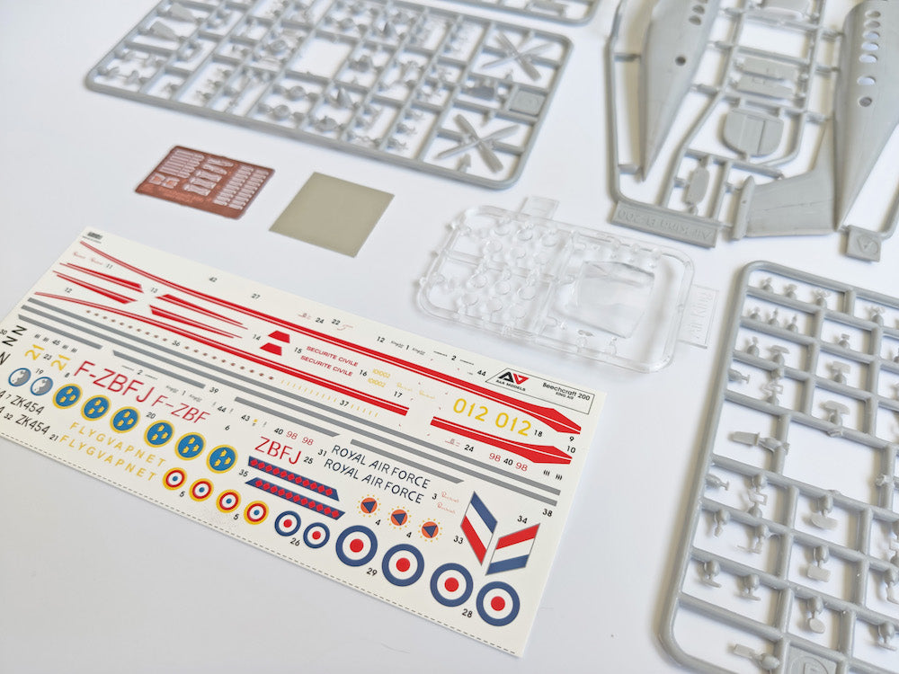 A & A Models Beechcraft 200 Super King Air with PE & Decals 1:72