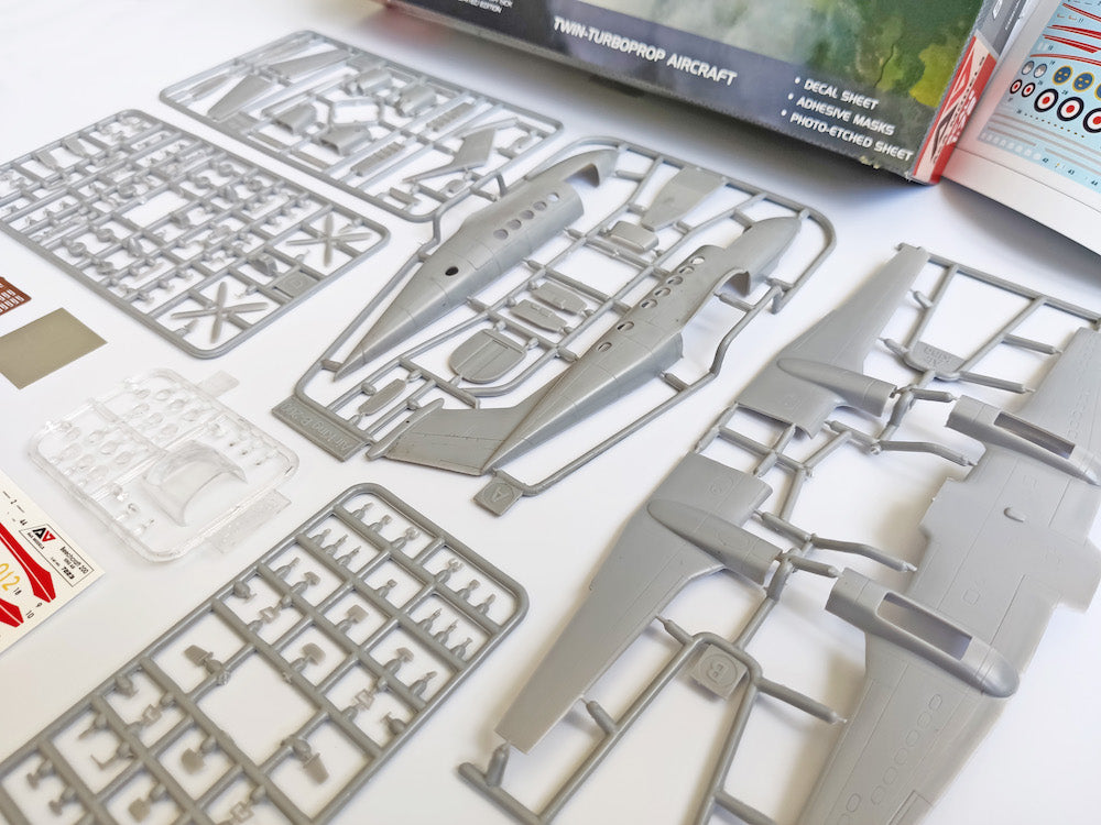 A & A Models Beechcraft 200 Super King Air with PE & Decals 1:72