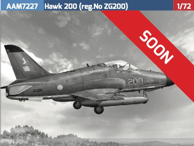 A & A Models AAM7227 1:72 British Aerospace Hawk 200 reg ZG200
