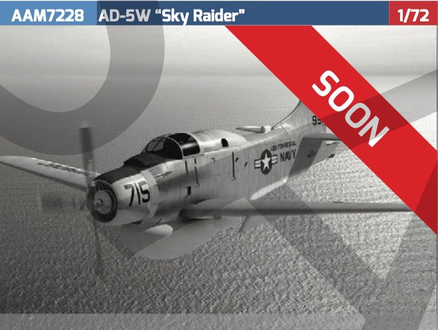 A & A Models Douglas AD-5W Skyraider Updated Model Kit 1:72