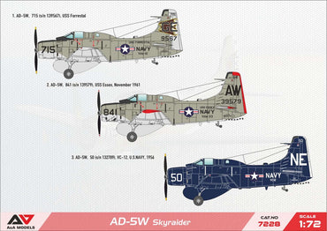 A & A Models Douglas AD-5W Skyraider Updated Model Kit 1:72