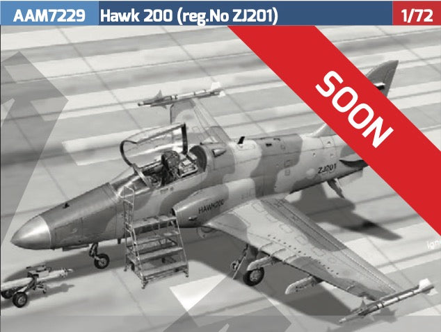 A & A Models AAM7229 1:72 British Aerospace Hawk 200 reg ZJ201