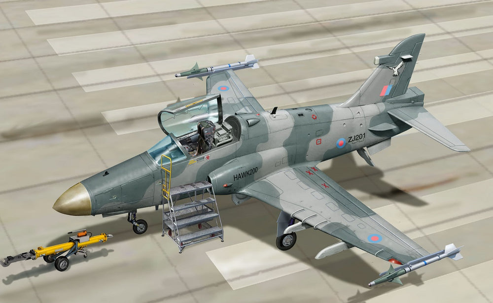 A & A Models AAM7229 1:72 British Aerospace Hawk 200 reg ZJ201