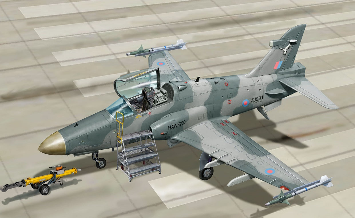 A & A Models AAM7229 1:72 British Aerospace Hawk 200 reg ZJ201