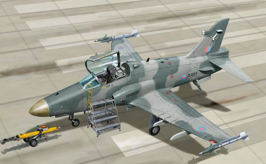 A & A Models AAM7229 1:72 British Aerospace Hawk 200 reg ZJ201
