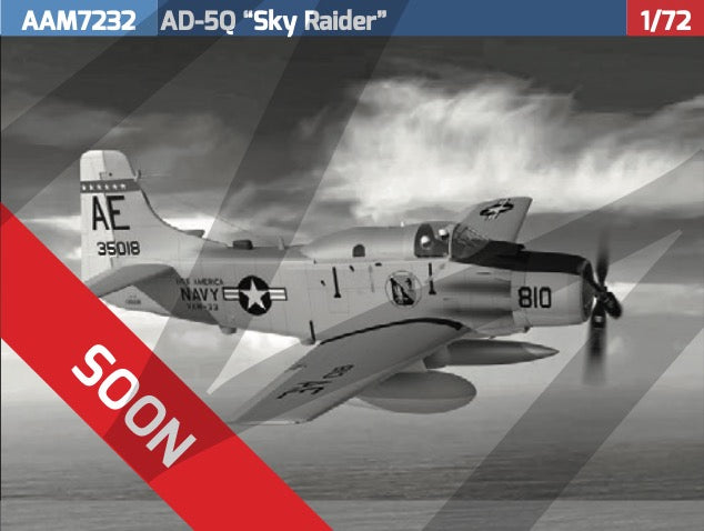 A & A Models AAM7232 1:72 Douglas AD-5Q Skyraider