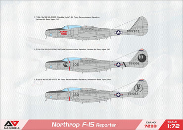 A & A Models AAM7233 1:72 Northrop F-15 Reporter