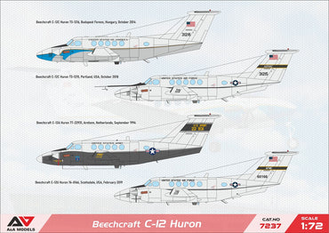 A & A Models Beechcraft C-12 Huron 230 Plastic Parts 1:72