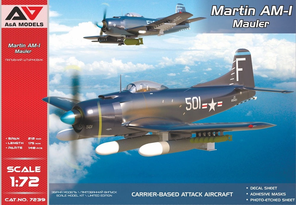 A & A Models AAM7239 1:72 Martin AM-1 Mauler