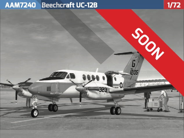 A & A Models Beechcraft UC-12B/TC-12B Huron US Navy & Marines 1:72
