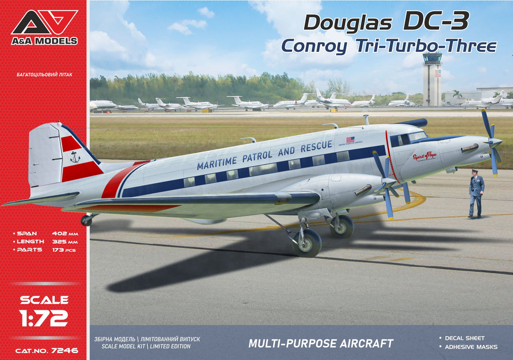 A & A Models AAM7246 1:72 Conroy Tri-Turbo-3