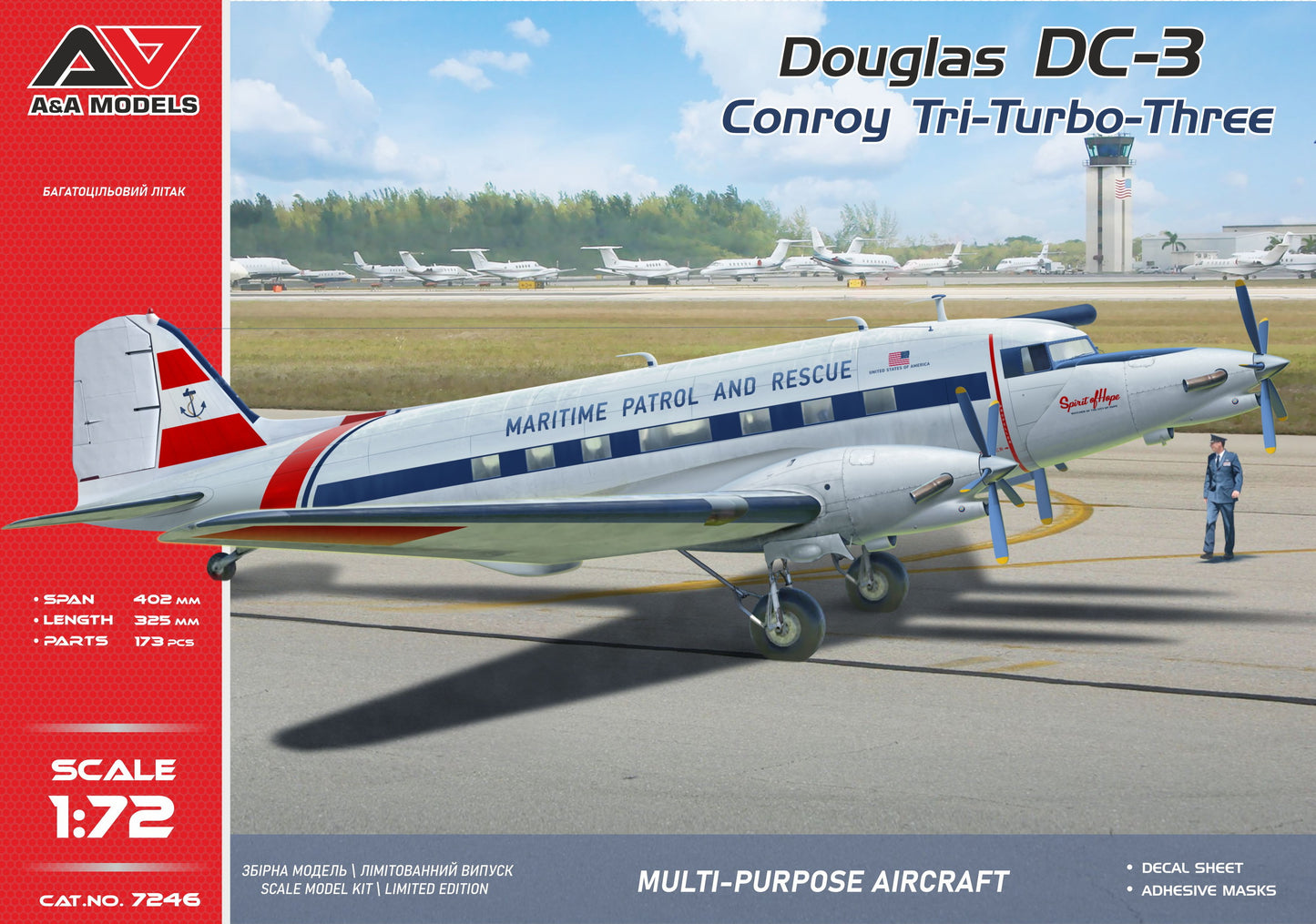 A & A Models AAM7246 1:72 Conroy Tri-Turbo-3
