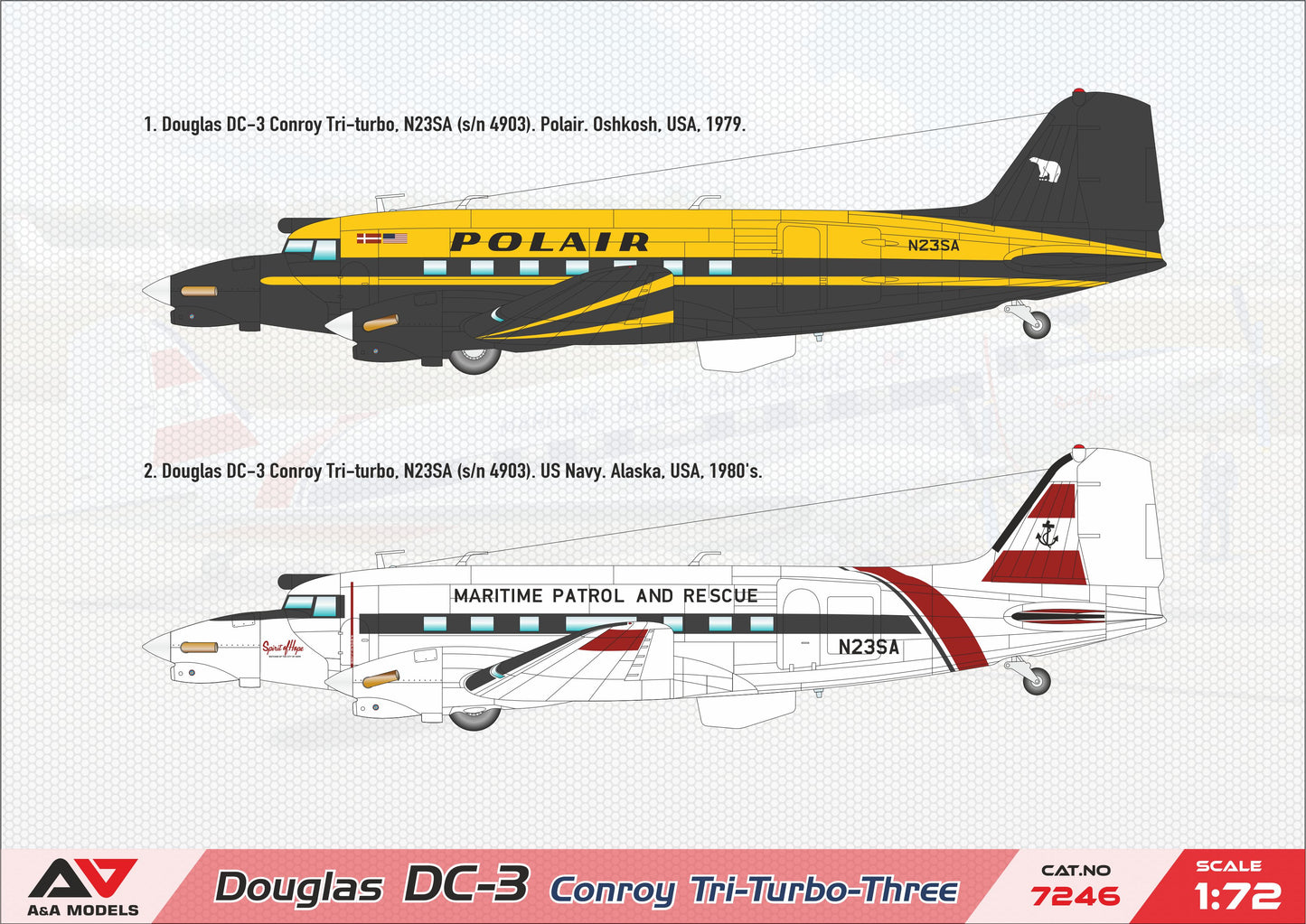 A & A Models AAM7246 1:72 Conroy Tri-Turbo-3