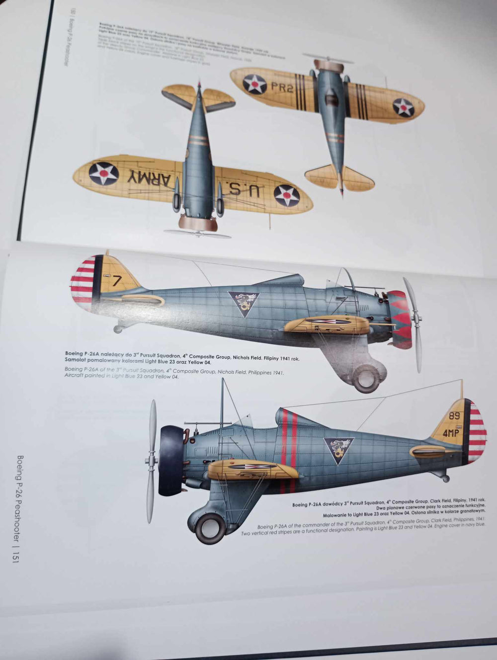 Answer Boeing P-26 Peashooter Hardcover Polish/English Book