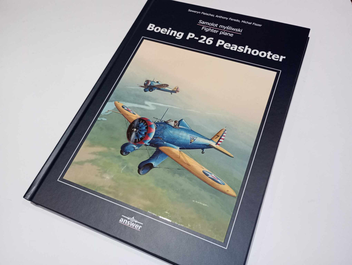 Answer Boeing P-26 Peashooter Hardcover Polish/English Book