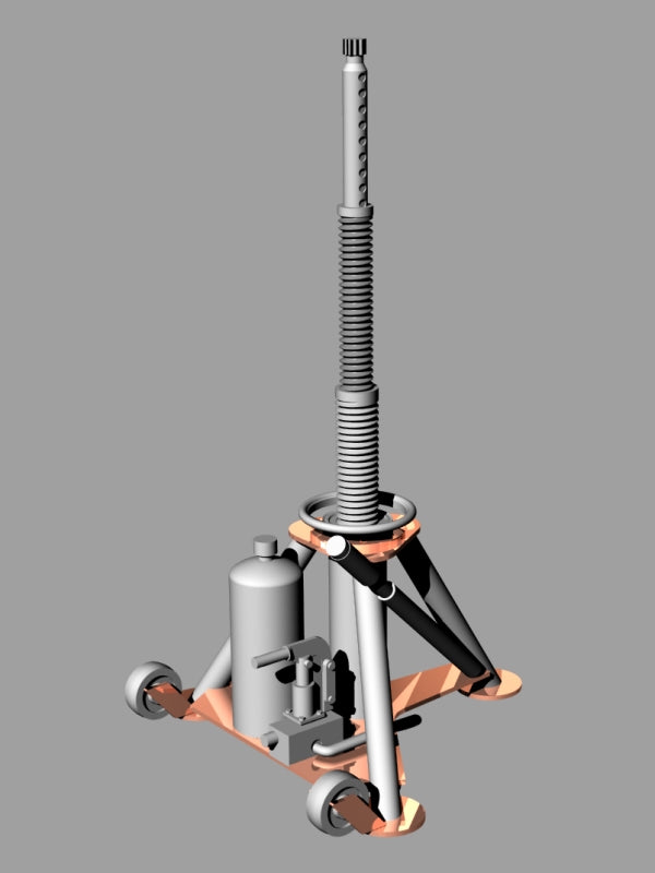 A-Squared AASQ48011 1:48 4,5 Ton Two-Stage Tronair Jack resin + photoetched