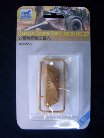 Bronco Models AB3556 1:35 Canvas Cover For No.27 Limber