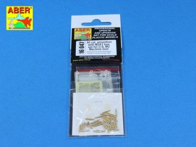 Aber ABR16047 1:16 .50 cal ammunition with M2A1 box set for U.S