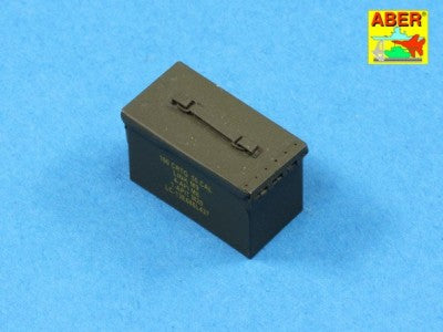 Aber ABR16047 1:16 .50 cal ammunition with M2A1 box set for U.S