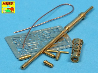 Aber ABR16L-04 1:16 Barrel for U.S machine gun cal.50 Browning M2 HB