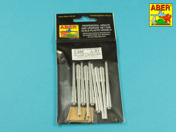 Aber ABR200L-01 1:200 Main Armament for US battleship USS Iowa or U.S.S