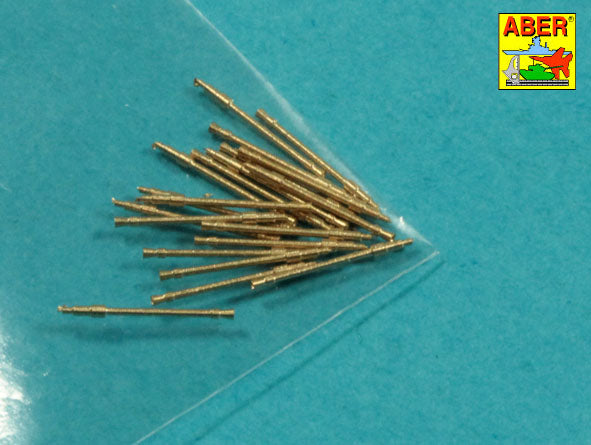 Aber 20mm L/65 Barrels C/38 for German Ships (20 pcs) 1:200