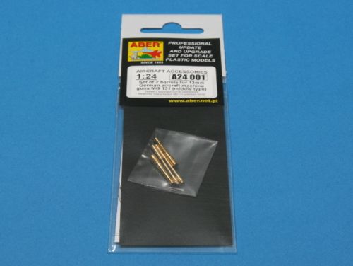 Aber German 13mm MG.131 Barrels for Bf-109 Me-410 Fw-190 1:24