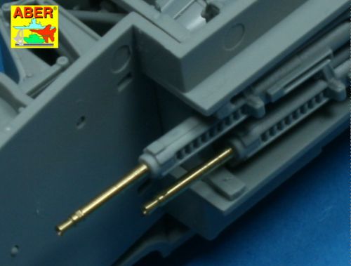Aber German Oerlikon 20mm MG FF Machine Gun Barrels (x4) 1:32