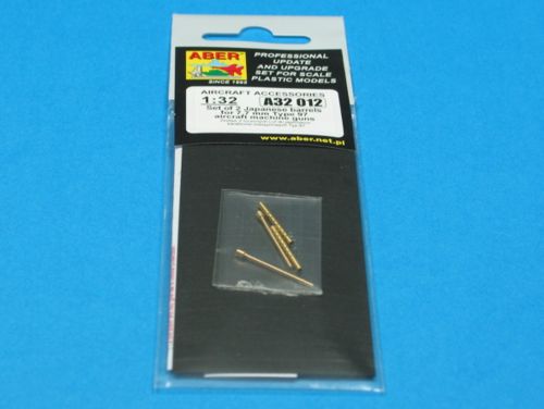 Aber Japanese 7.7mm Type 97 Aircraft Machine Gun Barrels 1:32